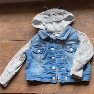 18 month kitty hooded jacket
